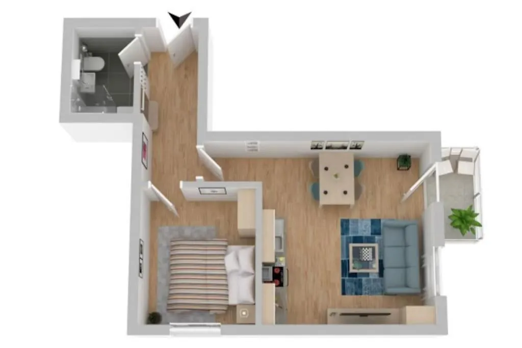 Coffeelounge: Zentrale Wohnung Mit Kueche Inkl. Kaffee location